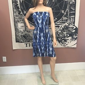 Gap Strapless Ruffle Top Dress with Built in Bra
